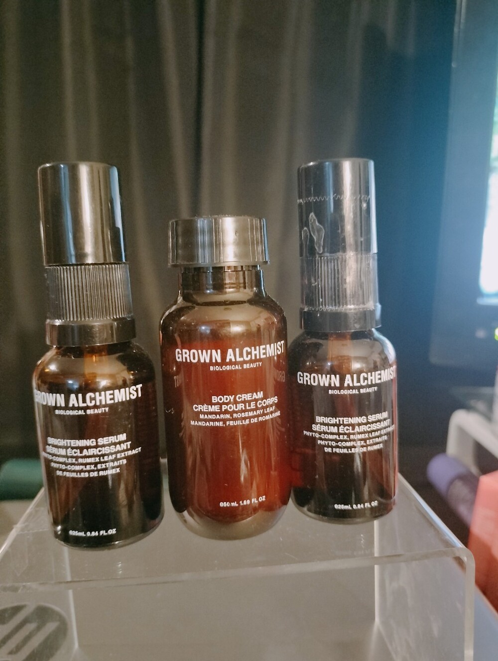 Grown Alchemist Amber Brown Serum & Body Cream Trio